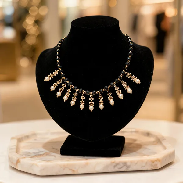 Black_Italian_Brass_Necklace_For_Women