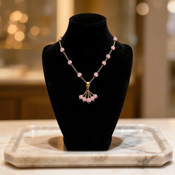 Pink_Italian_Brass_Necklace_For_Women