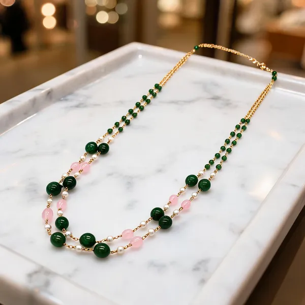 Green_Italian_Brass_Necklace_For_Women