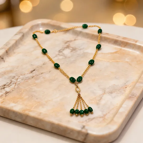 Green_Italian_Brass_Pendant_Necklace_For_Women
