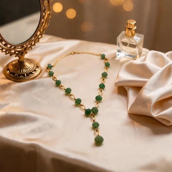 Green_Italian_Brass_Necklace_For_Women
