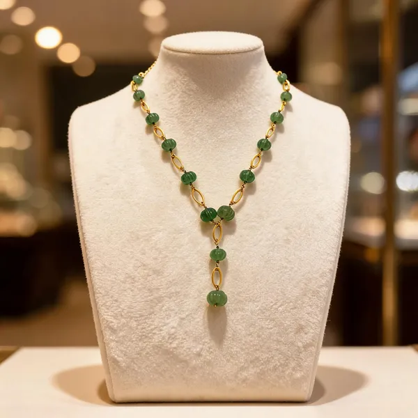 Green_Italian_Brass_Necklace_For_Women