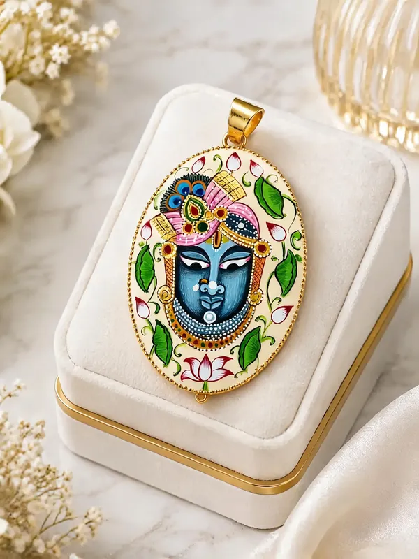 Multicolor_Silver_Pendant_For_Devotional_&_Spiritual_Wear