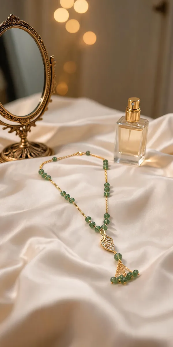 Green_Italian_Brass_Pendant_Necklace_For_Women
