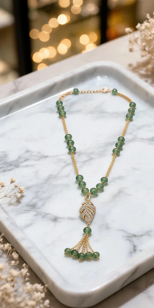 Green_Italian_Brass_Pendant_Necklace_For_Women