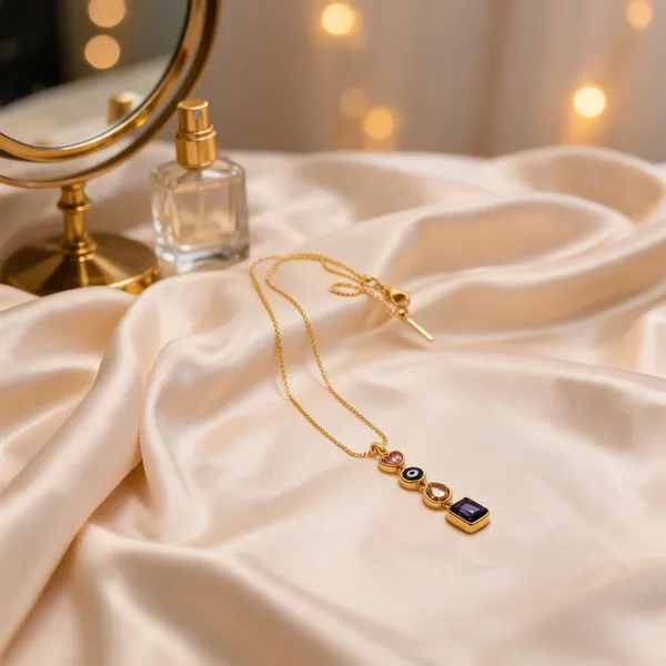 Gold-Tone_Italian_Brass_Pendant_Necklace_For_Women