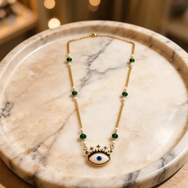Gold-Tone_Italian_Brass_Necklace_For_Women