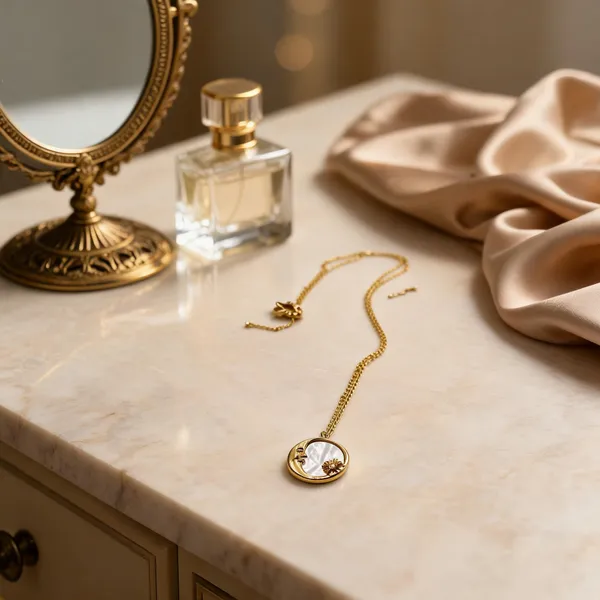 Gold-Tone_Italian_Brass_Pendant_Necklace_For_Women