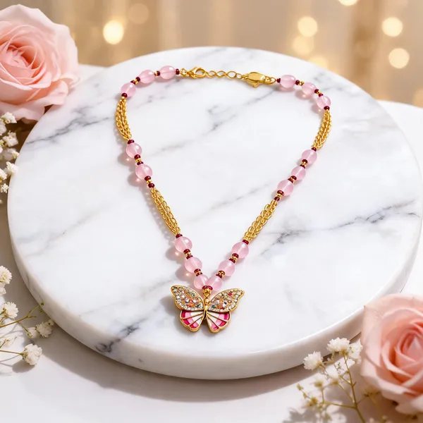 Gold-Tone_Italian_Brass_Pendant_Necklace_For_Women