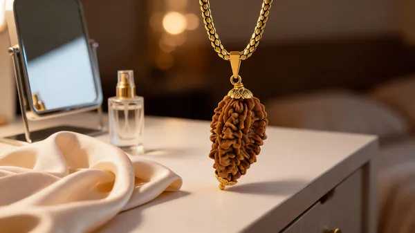 Brown_Rudraksha_Pendant_Necklace_For_Men_&_Women