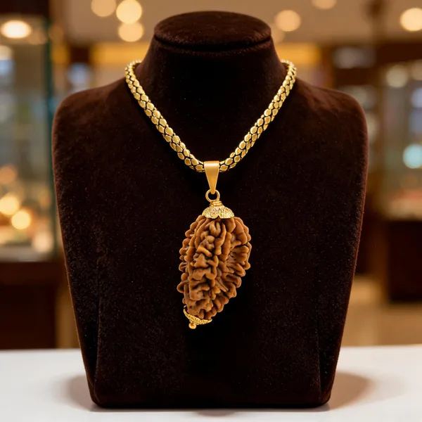 Brown_Rudraksha_Pendant_Necklace_For_Men_&_Women