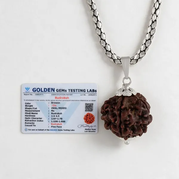 Brown_Five_Face_Rudraksha_Pendant_For_Men