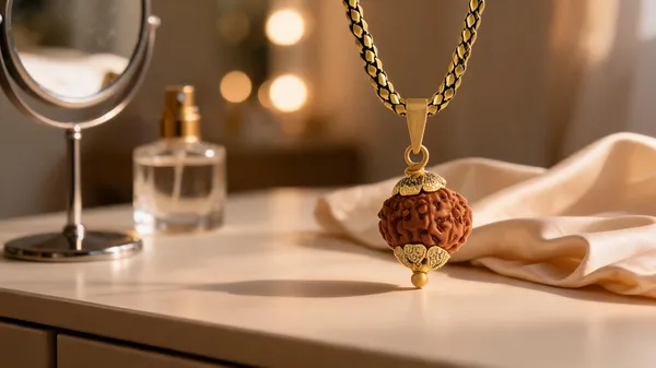 Brown_Rudraksha_Pendant_Necklace_For_Unisex