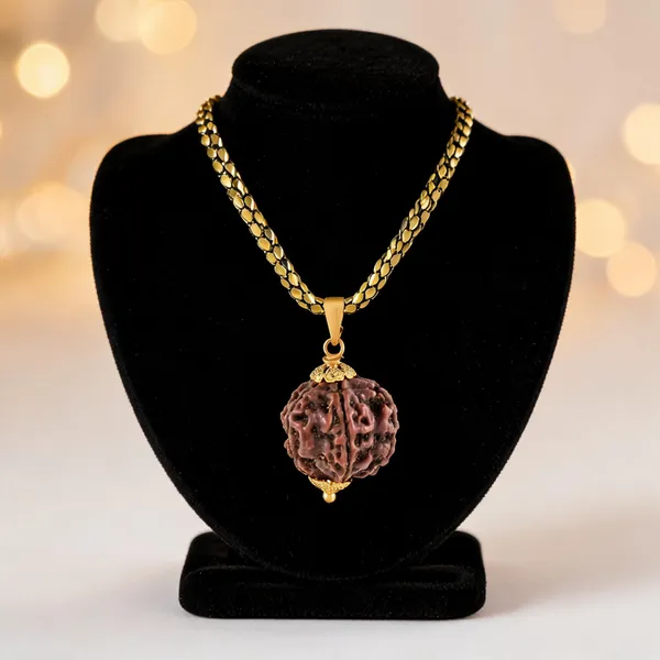 Brown_Rudraksha_Pendant_Necklace_For_Unisex