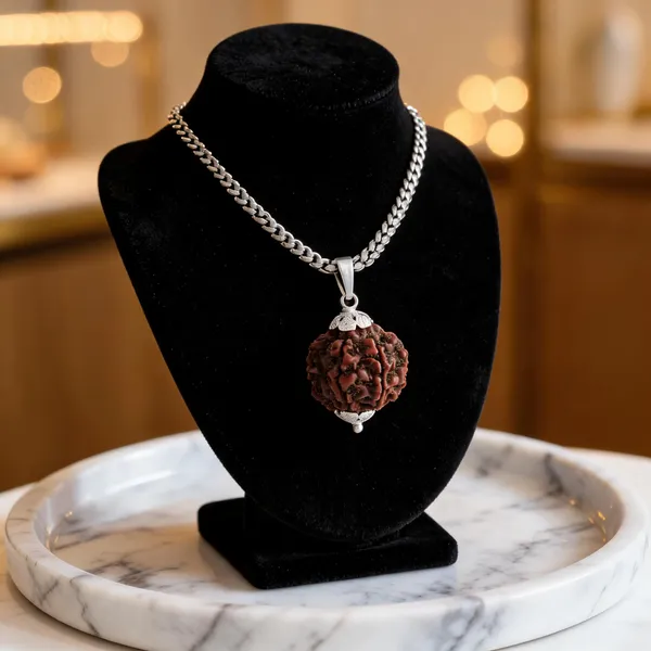 Brown_Rudraksha_Pendant_Necklace_For_Unisex