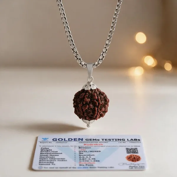 Brown_Six_Face_Rudraksha_Pendant_Necklace_For_Unisex