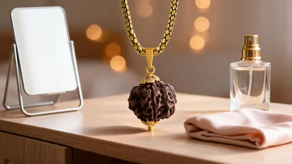 Brown_Rudraksha_Pendant_Mala_For_Unisex