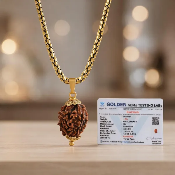 Brown_Three_Face_Rudraksha_Necklace_For_Unisex