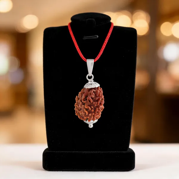 Brown_Rudraksha_Pendant_Necklace_For_Devotional_Wear