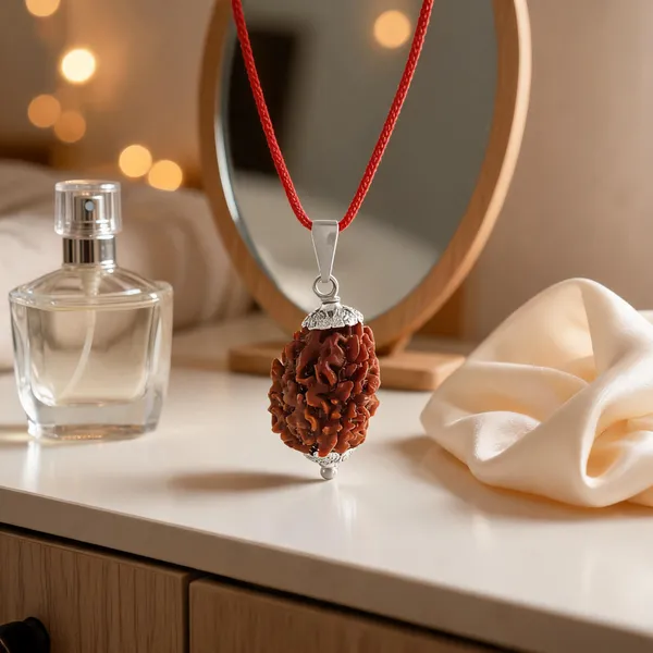 Brown_Rudraksha_Pendant_Necklace_For_Devotional_Wear