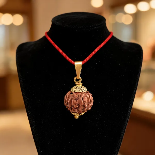 Brown_Rudraksha_Pendant_Necklace_For_Unisex