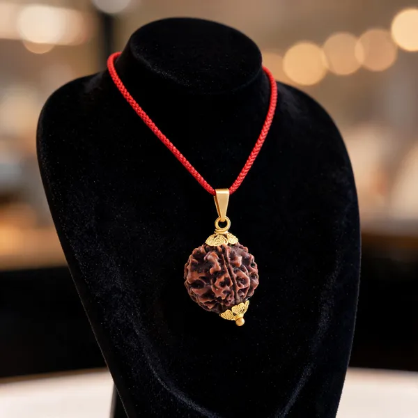 Brown_Rudraksha_Pendant_Necklace_For_Unisex