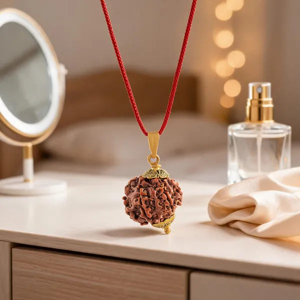 Brown_Rudraksha_Pendant_Necklace_For_Unisex_Adults