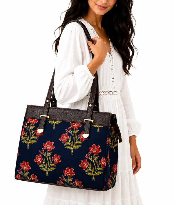 Navy_Blue_Printed_Tote_Bag_Set_for_Women