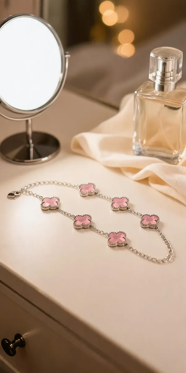 Pink_Italian_Brass_Charm_Bracelet_For_Women