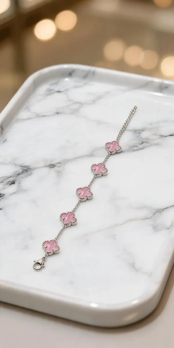Pink_Italian_Brass_Charm_Bracelet_For_Women