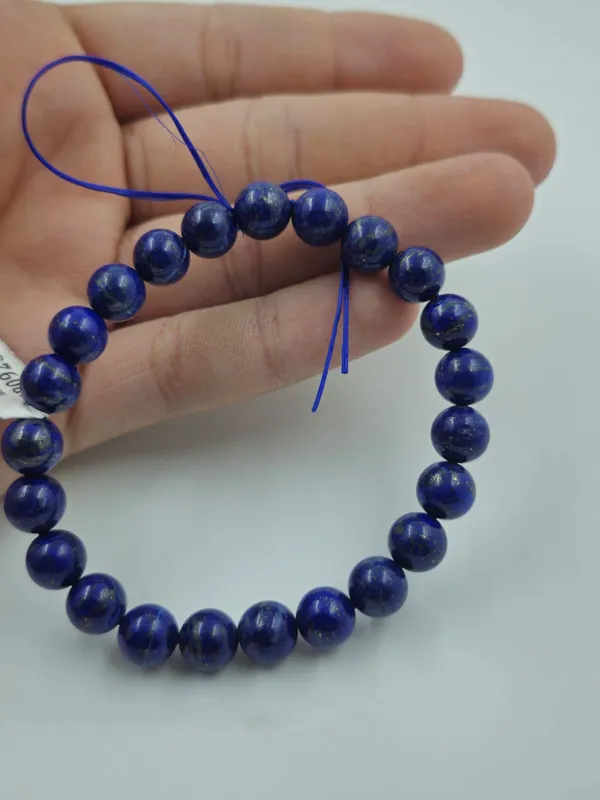 Blue_Beaded_Stretch_Bracelet_for_Unisex