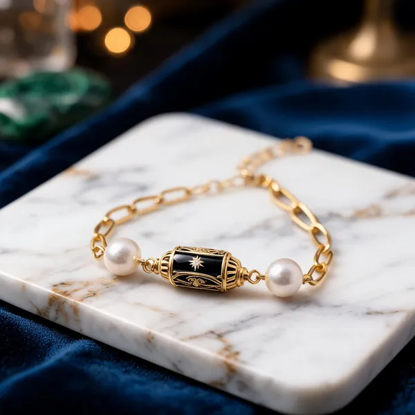 Gold-Tone_Italian_Brass_Bracelet_For_Women