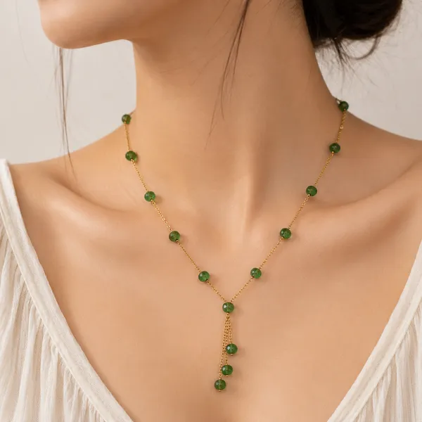 Green_Beaded_Layered_Necklace_for_Women