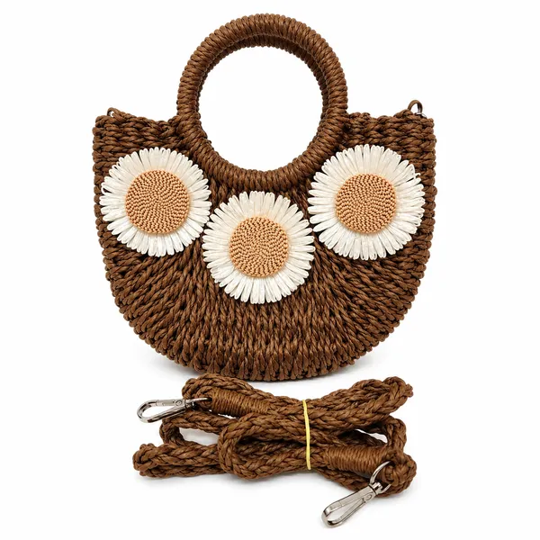 Brown_Woven_Floral_Handbag_for_Women