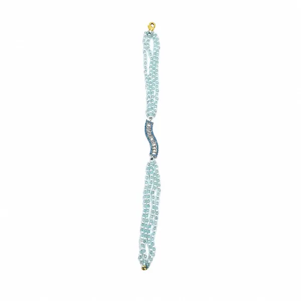 Aqua_Beaded_Statement_Necklace_For_Women