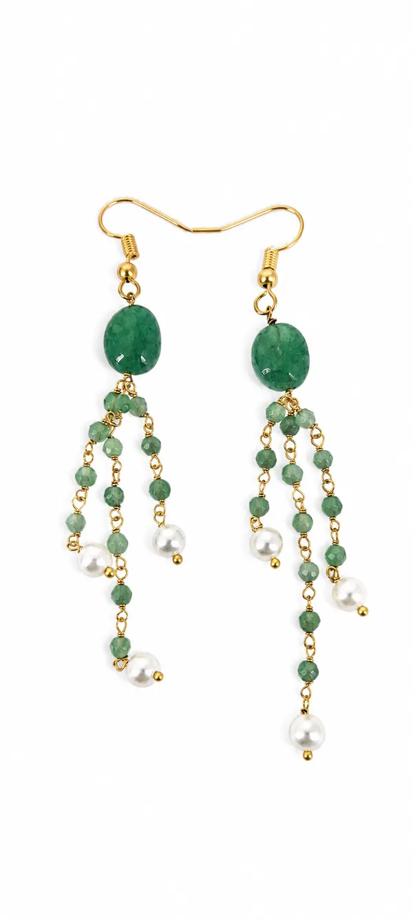 Green_Beaded_Dangle_Earrings_for_Women