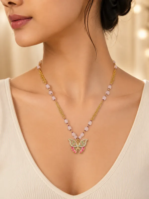 Gold_Tone_Beaded_Butterfly_Pendant_Necklace_for_Women
