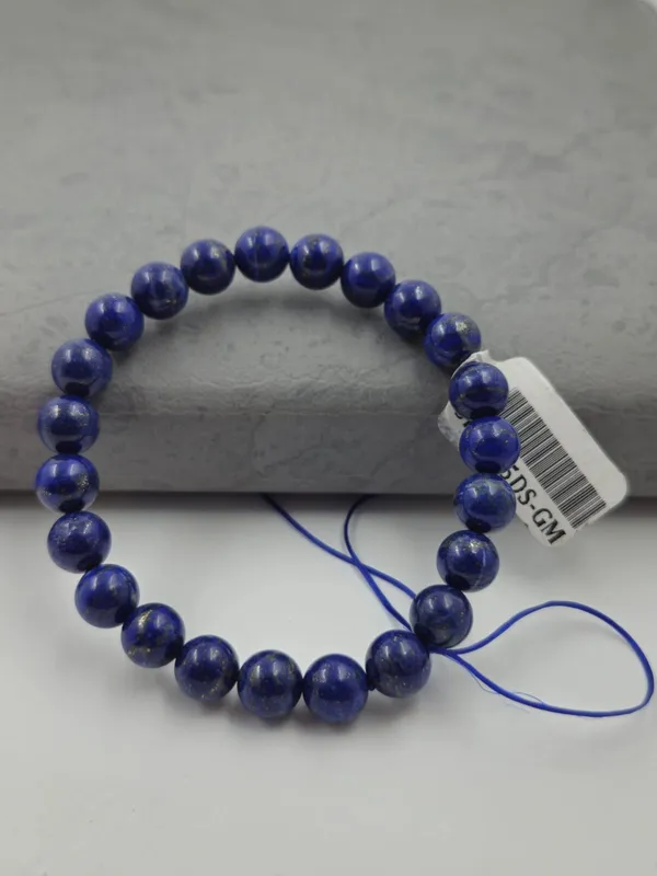 Blue_Beaded_Stretch_Bracelet_for_Unisex