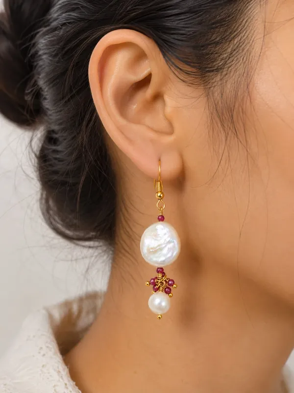 Gold_Tone_Pearl_Drop_Earrings_for_Women