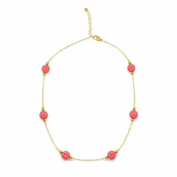 Pink_Beaded_Necklace_for_Women