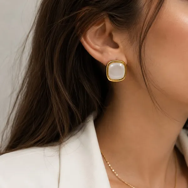 Gold_Tone_Square_Stud_Earrings_for_Women