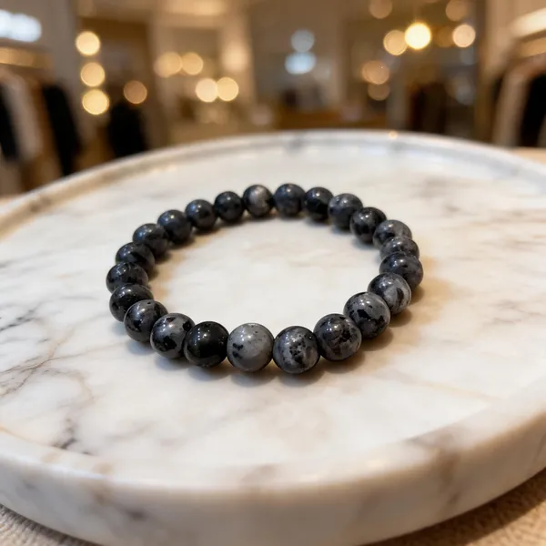 Black_Larvikite_Bracelet_For_Unisex
