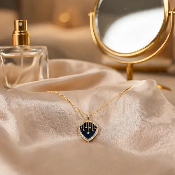 Gold-Tone_Italian_Brass_Pendant_Necklace_For_Women