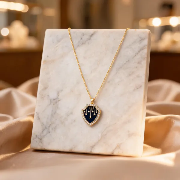 Gold-Tone_Italian_Brass_Pendant_Necklace_For_Women