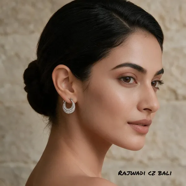 Silver_925_Cz_Bali_Hoop_Earrings_For_Women