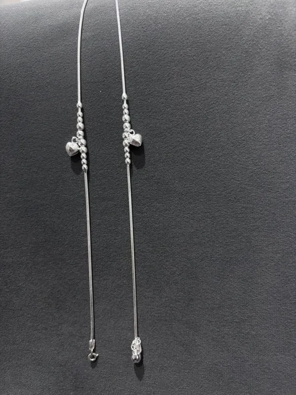 Silver-Tone_Beaded_Chain_Anklets_for_Women