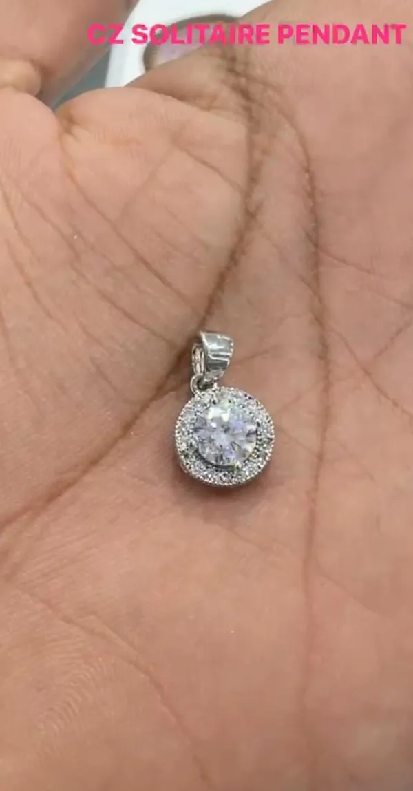 Silver-Tone_CZ_Solitaire_Pendant_for_Women
