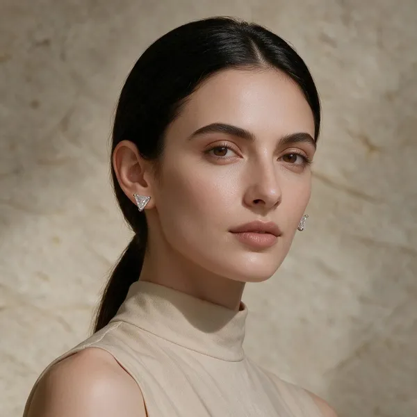 Silver_925_Triangle_Cz_Stud_Earrings_For_Women