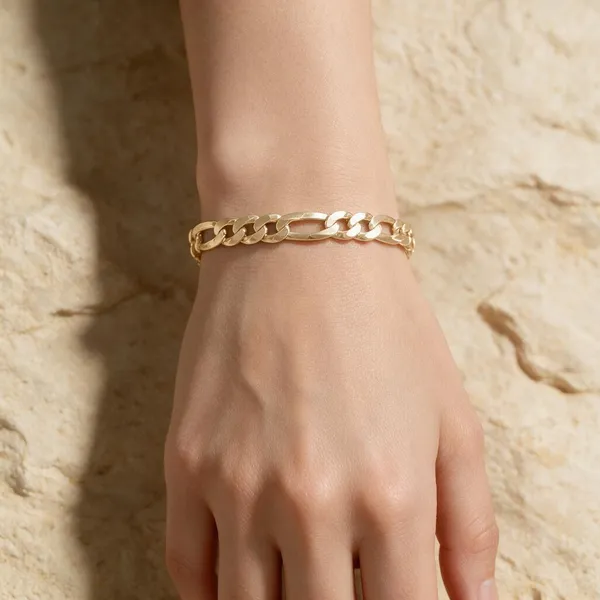 Silver_925_Curb_Chain_Bracelet_For_Women