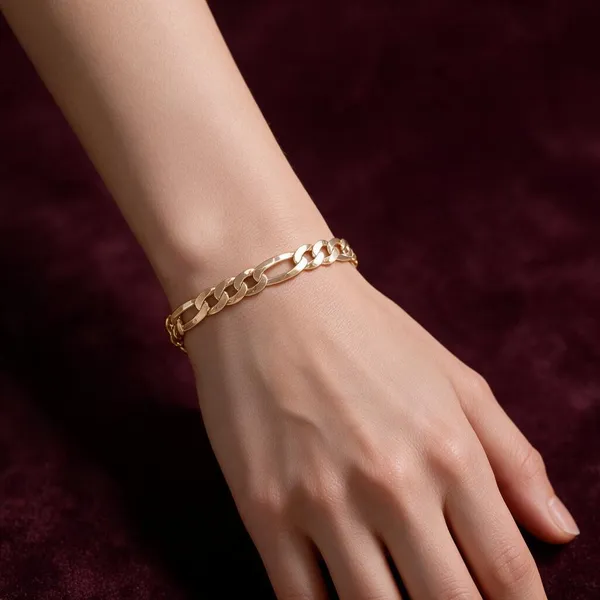 Silver_925_Curb_Chain_Bracelet_For_Women